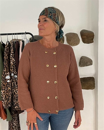 WAUW MILLE KNIT Mocha mousse Cardigan